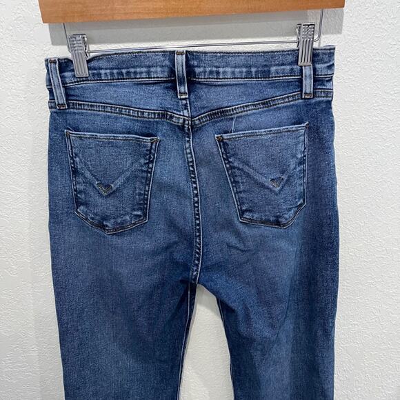 Hudson Barbara Jeans Bootcut Dancing Days Denim Women's 29 Raw Hem High Rise - Picture 4 of 9